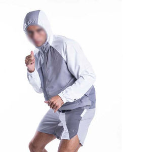 Ensemble de survêtement décontracté 2 pièces pour homme : veste coupe-vent et short de jogging - Product Image 3