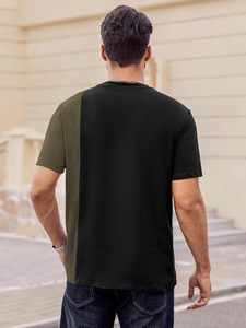 Camiseta de Hombre Nueva al por Mayor, Corte Ajustado, Lavado Ácido, Tejido Grueso, Manga Corta, Lavado a la Piedra, Logotipo Frontal, Múltiples Tallas Disponibles - Product Image 2