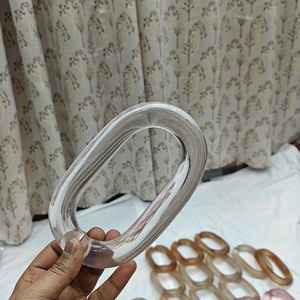 Chaînes murales en résine personnalisables, grandes tailles et couleurs claires, maillons en résine multicolores de grande taille disponibles, toutes les couleurs disponibles. - Product Image 1