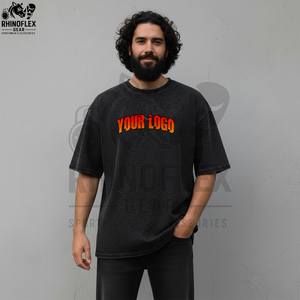 T-shirts surdimensionnés personnalisés de haute qualité, faible MOQ OEM, impression DTG, DTF, sérigraphie, impression en relief, logo graphique, streetwear, t-shirts DTF - Product Image 4