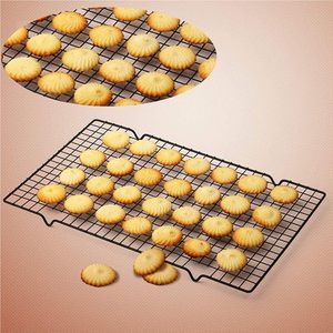 Wire Stand Cooling Racks For Baking <b>Cookie</b> Cake Donut Oven Grill Tray, Black Brand: PERFECT BAKEWARE - Product Image 4