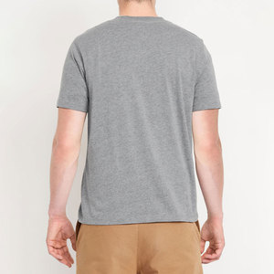 Camiseta Premium de Manga Regular con Cuello en V, Personalizada con Impresión, 100% Algodón, Absorbe la Humedad, Informal, Veraniega, Transpirable, Suave y Ligera - Product Image 5