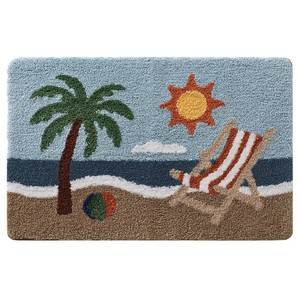 Tapis de bain en coton 100% de haute qualité, doux et absorbant, qualité supérieure pour hôtels, tissé pour la salle de bain, devant la porte, sur le sol - Product Image 4