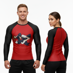 Rashguard de Compresión de Marca Privada Aceptada, para BJJ y Grappling, de Secado Rápido, para Entrenamiento de MMA, Material de Poliéster de Alta Calidad - Product Image 3