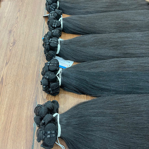 Extensiones de Cabello Humano Natural Vietnamita, Paquetes de Cabello Virgen Doblemente Tramado, Color Natural - Product Image 3