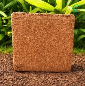 Bloque de Fibra de Coco de Doble Lavado de Súper Calidad, 5 kg, Alta Retención de Agua, 30x30x12 cm, para Cultivo, Acondicionador de Suelo, Precio Bajo - Product Image 2