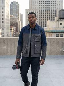 Chaqueta Vaquera de Doble Tono de Alta Calidad para Hombre y Mujer, Estilo Vintage Lavado, Ropa Urbana de Algodón, Bordado Personalizado, Fabricante y Proveedor OEM - Product Image 2