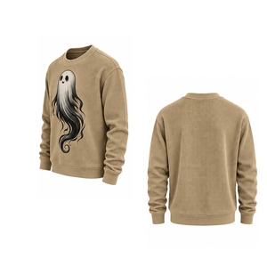 Men's <b>Waffle</b> Knit Sweatshirt Casual Crew Neck Long Sleeve Thermal Pullover Textured Winter Streetwear Custom OEM Clothing <b>Shirt</b> - Product Image 6