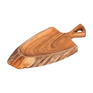High Quality Acacia Wood Edge Serving <b>Tray</b> for Food Steak Pasta <b>Snacks</b> Rustic Serving <b>Tray</b> Wholesale Kitchenware Dishware - Product Image 1