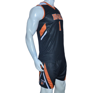 ชุดบาสเก็ตบอลแบบไม่มีแขนสั่งทำคุณภาพสูง ป้องกันแบคทีเรีย สำหรับทุกเพศ พิมพ์ลายโลโก้ด้านหน้า มีไซส์ใหญ่ ขายส่ง ผ้าตาข่ายคอวี - Product Image 3