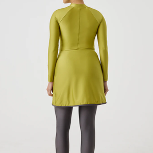 Maillot de bain islamique personnalisé à manches longues pour femmes, grande taille, fermeture éclair avant, couvrant entièrement le corps, pour la plage, pour filles - Product Image 3