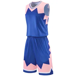 Men Reversible Basketball Set Uniforms Kits <b>Boy</b> Shirt Shorts Sports Suits Custom Basketball Jersey Uniforms - Product Image 6