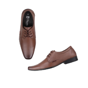 Tan Men's Dress <b>Shoes</b> <b>Red</b> Chief Classic Formal Footwear Office Business Meetings Elegant Professional Wear Comfortable Finish - Product Image 5