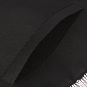 Delantal de Maestro Masón de la Logia Azul - Terciopelo Negro con Bordado Plateado a Máquina, Delantal de Cuero para Maestro Masón, OEM ODM, Regalia Masónica - Product Image 6