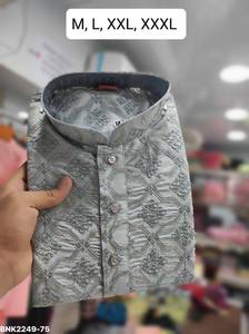 <b>Top</b> Quality Silk Blend with Thread-<b>Sequin</b> work Full-<b>Sleeve</b> Kurta-Payjama Set Collection Worldwide Supplier Exporter - Product Image 5