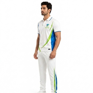 Uniforme de Cricket Personalizado con Doble Costura, Camiseta Deportiva Ligera, Transpirable, Antibacteriana y de Secado Rápido de Alta Calidad con OEM - Product Image 2