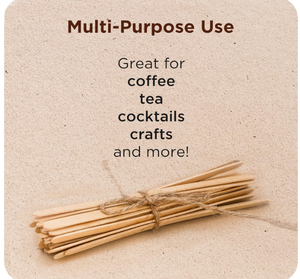 Agitateur à café en bois - Bois naturel, finition lisse, écologique et jetable - Product Image 6