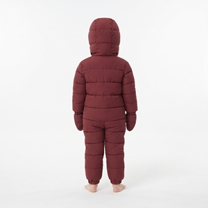 Mono de Invierno con Capucha para Bebés Niñas, Marca Hawk Eye, Aislante Sintético, Cortavientos, con Cierre de Cremallera, para Bebés y Niños Pequeños, Color Rojo - Product Image 4