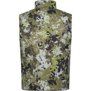 Gilet de chasse personnalisé de haute qualité en tissu softshell 100% durable avec design matelassé - Product Image 6