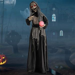 Decorazioni di Halloween con Streghe di 1,8 Metri e Sfere, Accessorio Festivo per Decorazioni di Halloween - Product Image 5