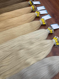 Extensions de cheveux naturels lisses de luxe en gros, 100% cheveux humains vierges vietnamiens, pour la vente en gros et les salons de coiffure - Product Image 6