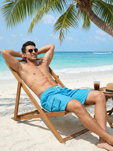 Men's 2-in-1 Beach <b>Shorts</b> with Cargo Side Pockets Summer Casual Quick Dry <b>Board</b> <b>Shorts</b> <b>Swim</b> <b>Trunks</b> Beachwear Swimwear Swimsuit - Product Image 3