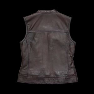 เสื้อกั๊กหนังสำหรับผู้หญิงขี่มอเตอร์ไซค์ - Product Image 2