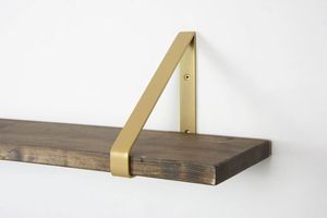 Antique Brass <b>Shelf</b> Bracket with Decorative Victorian Design for Elegant Wooden <b>Floating</b> <b>Shelf</b> Installation Projects - Product Image 6