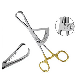 Calibrador de Mapeo de Crestas Óseas para Implantes Dentales con Mangos Dorados, Instrumento de Cirugía Oral de Precisión de Acero Inoxidable de Grado Alemán - Product Image 1