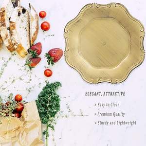 Assiette de Présentation Scintillante : Base Glamour pour Dîner, Idéale pour la Décoration d'Événements de Luxe - Product Image 3