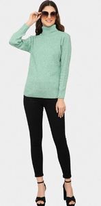 Pull à col roulé en mélange de laine de qualité supérieure, décontracté, automne-hiver, col haut, doux, pull à col montant - Product Image 4