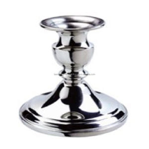 Bougeoir conique en aluminium fini nickel pour la décoration d'éclairage domestique Autres bougeoirs Lanternes et bocaux à bougies - Product Image 6