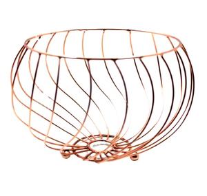 Vente chaude Corbeille De Fruits De Luxe Ustensiles De Cuisine Accessoire Corbeille De Fruits Panier En Forme De Cage En Métal Premium Arrivée Chaude - Product Image 6