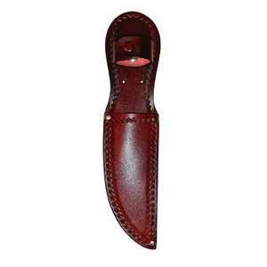 Funda de cuero para cuchillo, funda para cuchillo de hoja fija, funda de cuero hecha a mano, funda para cuchillo para acampar al aire libre, funda para cuchillo para llevar en el cinturón. - Product Image 2