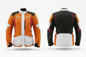 Veste de moto en textile sportif, imperméable, avec protection, respirante, pour course moto, touring, rembourrée CE, pour motard - Product Image 4