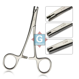 Pinzas Quirúrgicas GRAYROCKS de 2MM, 3MM, 4MM y 5MM, Pinzas de Precisión para Sujetar Anclajes Dérmicos - Product Image 2