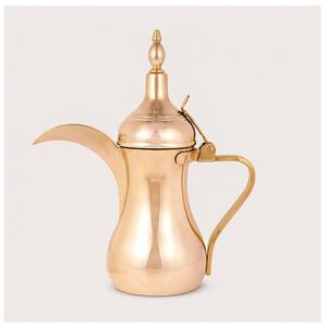 Luxury Rose Gold Arabic Dallah Coffee <b>Pot</b> Traditional Stainless Steel Thermal Kettle for Ramadan Hospitality and Majlis Events - Product Image 1