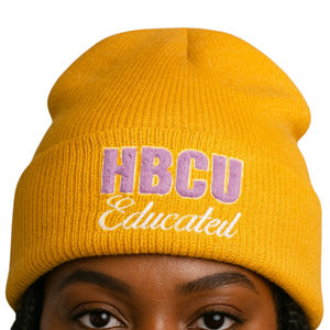 Casquette en acrylique imperméable dorée, broderie chenille, thème Sororité grecque Divine Nine, personnalisée, style plage, pour les diplômés des HBCU - Product Image 4