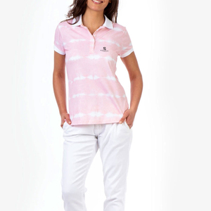 Women Breathable Cotton Polo Shirt Solid Color <b>Short</b> <b>Sleeve</b> Knitted Casual Top <b>Button</b> <b>Up</b> Summer Wear 2026 - Product Image 3