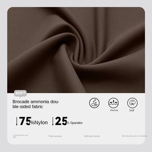 Women High <b>Waist</b> Solid Color Sporty Shorts <b>Skirt</b> <b>Elastic</b> <b>Waist</b> Quick Dry Knitted Polyester Spandex Athletic Fitness Wear - Product Image 6