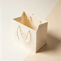 Sacs de shopping en papier kraft de luxe avec logo personnalisé, résistants, écologiques et recyclables |   Sacs cadeaux et sacs pour artisanat en gros
