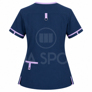 Custom Medical Uniform Manufacturer Breathable <b>Scrub</b> <b>Set</b> Supplier For Healthcare Staff - Product Image 3