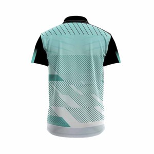 Camiseta de Fútbol a Rayas Verde Menta para Hombre, Manga Corta, Corte Regular, Absorbe la Humedad, Ropa Deportiva para Todas las Temporadas - Product Image 4
