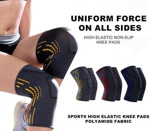 Wholesale Nylon <b>Knee</b> Sleeve with <b>Compression</b> <b>Support</b> Custom Logo Durable Gym Wear <b>Compression</b> Workout Gym Accessories - Product Image 4