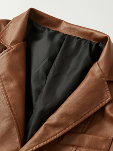 Custom Vintage Leather <b>Jacket</b> for Men Genuine Leather Motorcycle <b>Biker</b> <b>Jacket</b> Wholesale OEM ODM Manufacturing Factory - Product Image 2