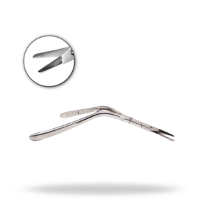 Tijeras Caplan para Septum Nasal de 20 cm, Dentadas, de Doble Acción, Instrumento Quirúrgico Neuroespinal para Uso en Cirugía ORL - Product Image 1