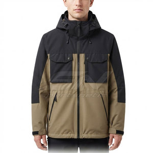Veste de randonnée pour homme, légère, à capuche, résistante à l'eau, respirante, fermeture éclair intégrale, pour trekking, trail et aventures en plein air - Product Image 3