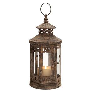 Nuevo farol de metal con revestimiento rústico de diseño moderno, elegante diseño con asa, tamaño, forma y color personalizables. - Product Image 5