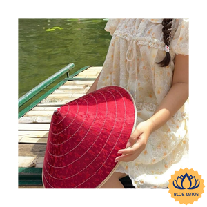 [MEJOR PRECIO] Sombrero Cónico Ajustable de Paja Marina Hecho a Mano, Diseño Personalizado, Unisex, Protección Solar, Regalo de Recuerdo para Eventos de Año Nuevo - Product Image 1