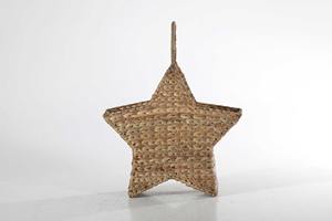 Water <b>hyacinth</b> <b>basket</b> woven in a star shape Handmade Storage <b>Basket</b> Wholesale eco-friendly Made in Vietnam - Product Image 3